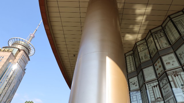 陸家嘴西路正大廣場工程案例@包柱鋁單板